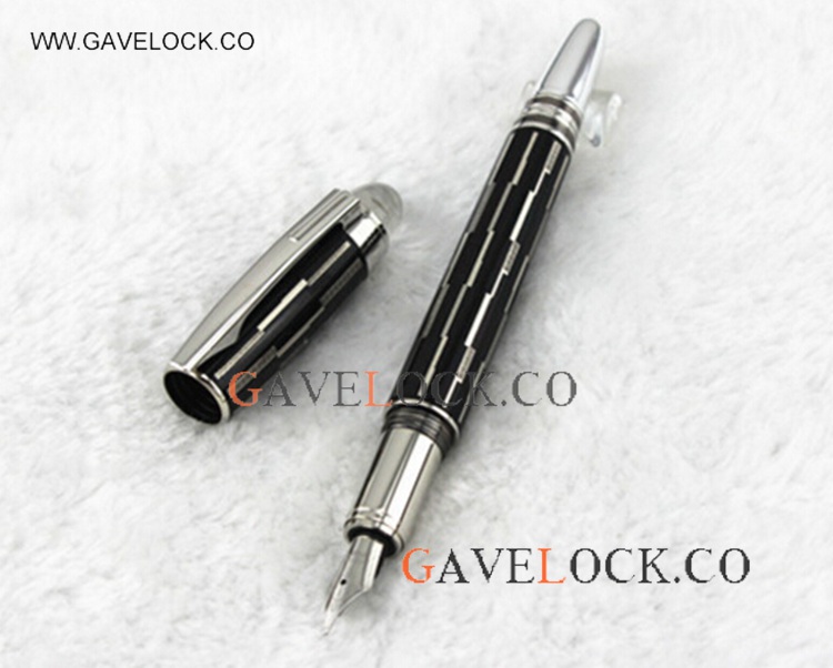 Mont Blanc Knock Off Pens Starwalker Mysterious Black Fountain Pen